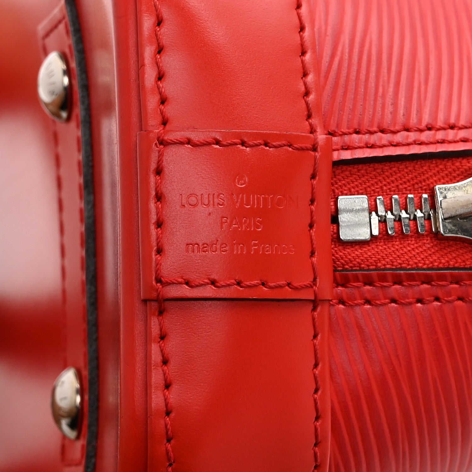 Louis Vuitton Epi Alma BB Coquelicot 6 of 10