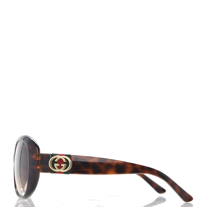 Gucci Acetate Web Oversized Sunglasses GG3660 Tortoise 2 of 8