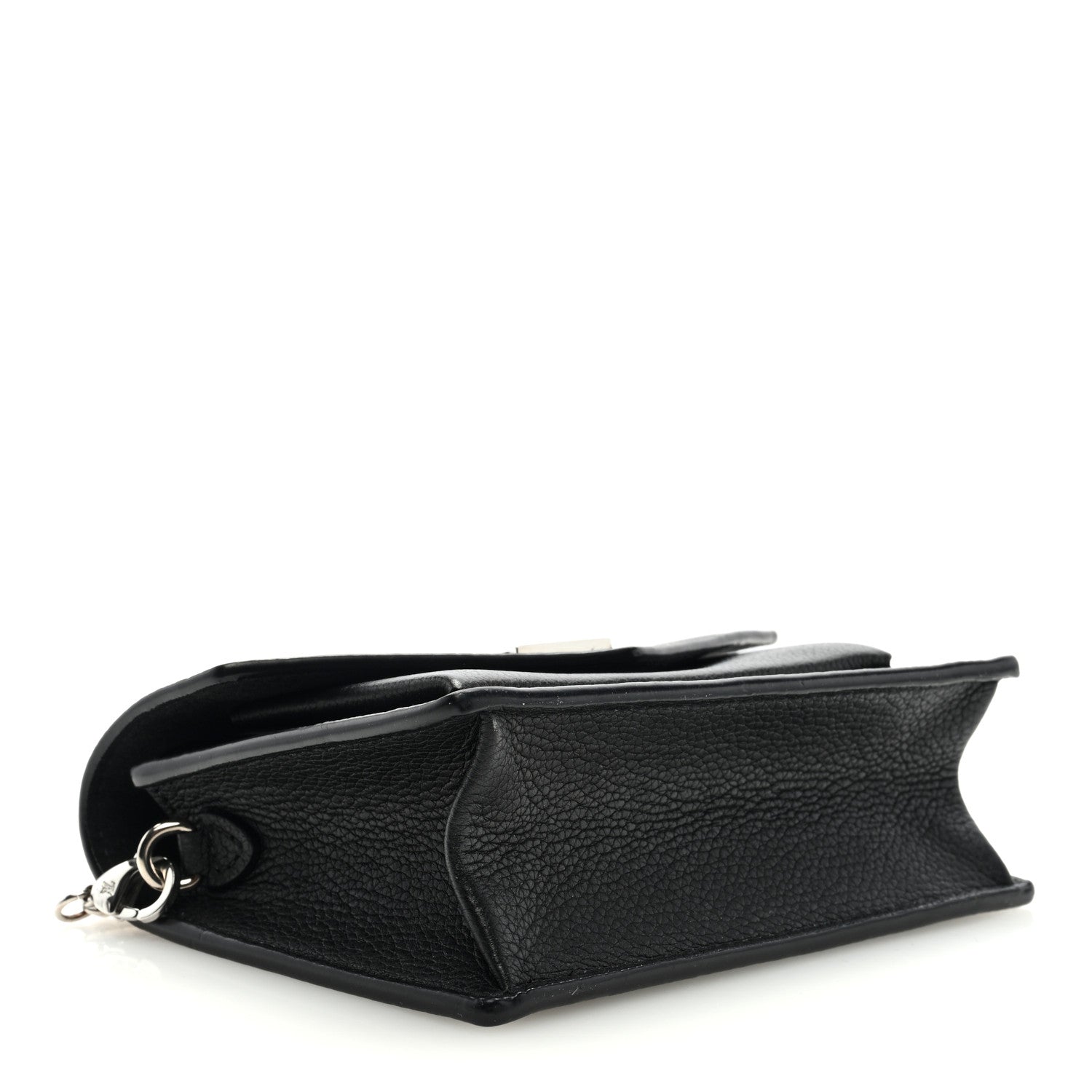 Louis Vuitton Soft Calfskin Mini My Lockme Chain Pochette Black 4 of 8