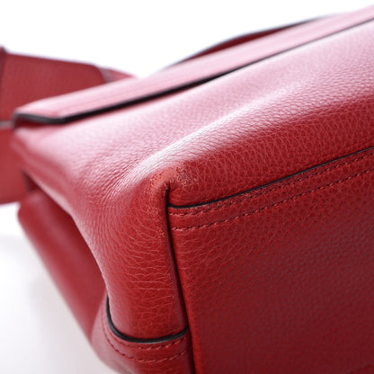 Gucci Cellarius Calfskin GG Marmont Shoulder Bag Vulcanic Red 11 of 11