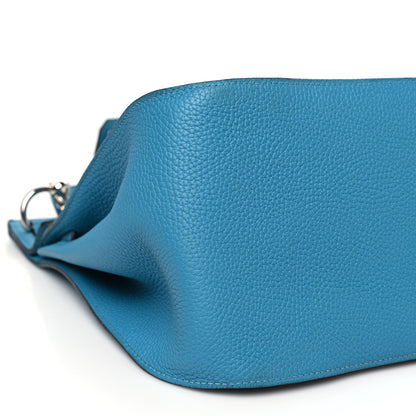 Hermes Taurillon Clemence Jypsiere 31 Turquoise 9 of 10