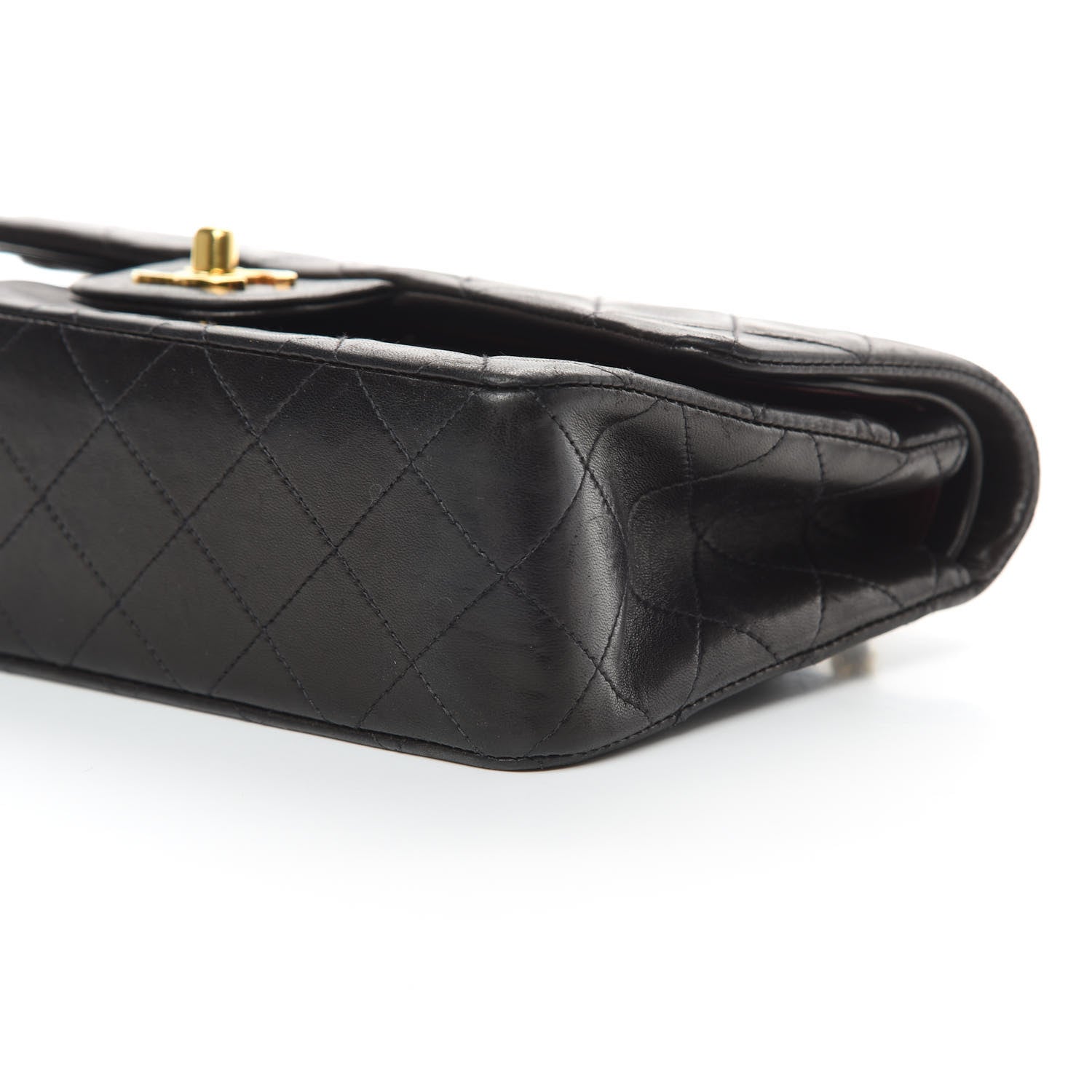 Chanel Lambskin Quilted Small Double Flap Black 12 of 21