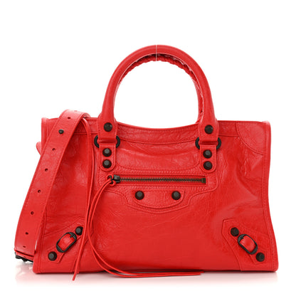 Balenciaga Agneau Arena Classic Hardware Small Le City Vermillon Red 1 of 10