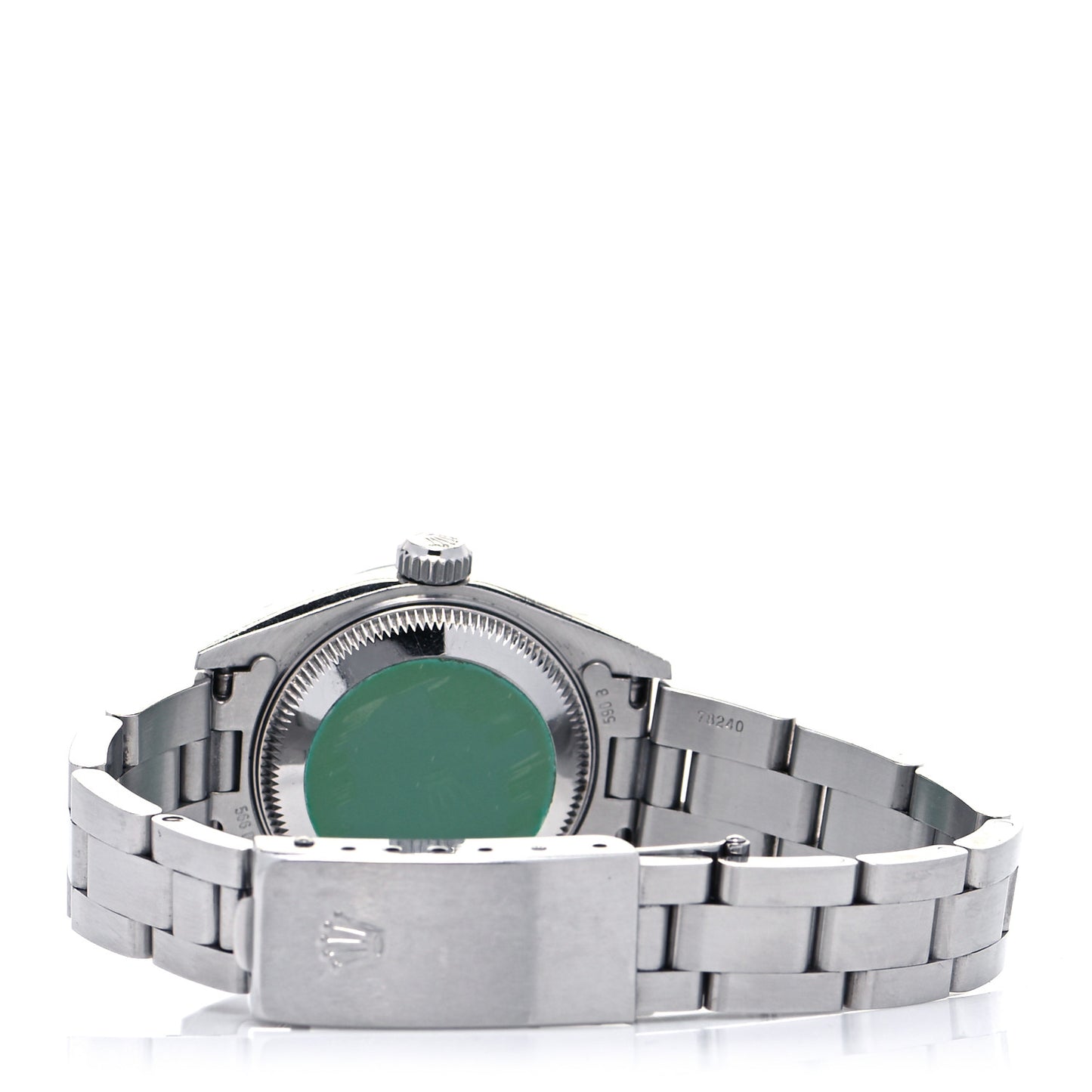 Stainless Steel 26mm Oyster Perpetual Date Watch Black 79160