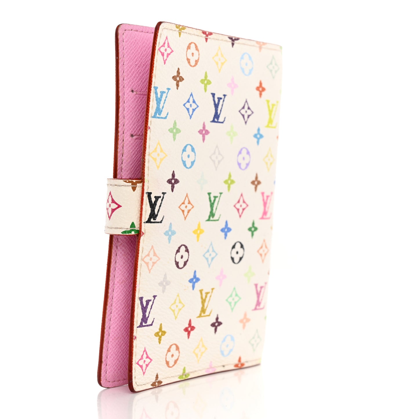 Monogram Multicolor Small Ring Agenda Cover White Litchi