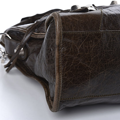 Balenciaga Chevre Giant 21 Silver Hardware City Vert Fonce 13 of 14