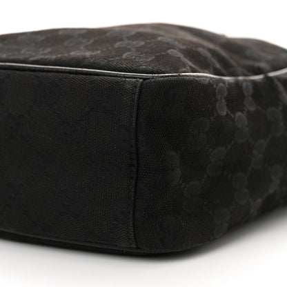 Gucci Monogram Messenger Bag Black 10 of 13