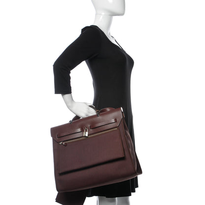 Hermes Toile Herbag Zip 39 MM Prune 3 of 11