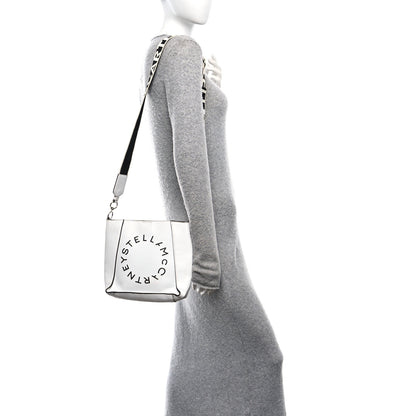 Stella McCartney Eco Alter Nappa Logo Mini Crossbody White 2 of 9
