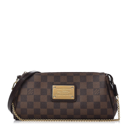 Louis Vuitton Damier Ebene Eva Clutch 1 of 11