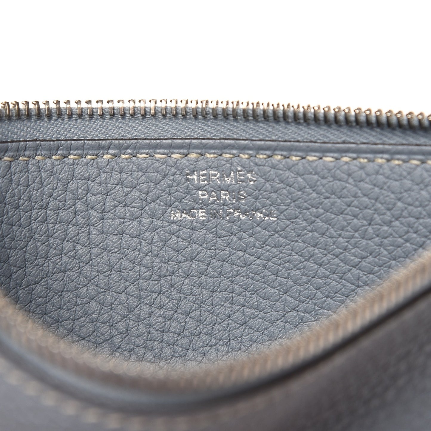 Togo Dogon Duo Wallet Bleu Lin