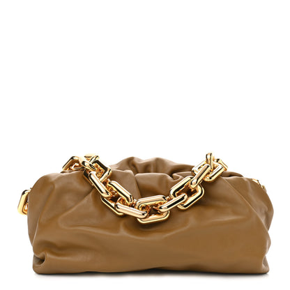 Bottega Veneta Calfskin The Pouch Chain Moutarde 1 of 10
