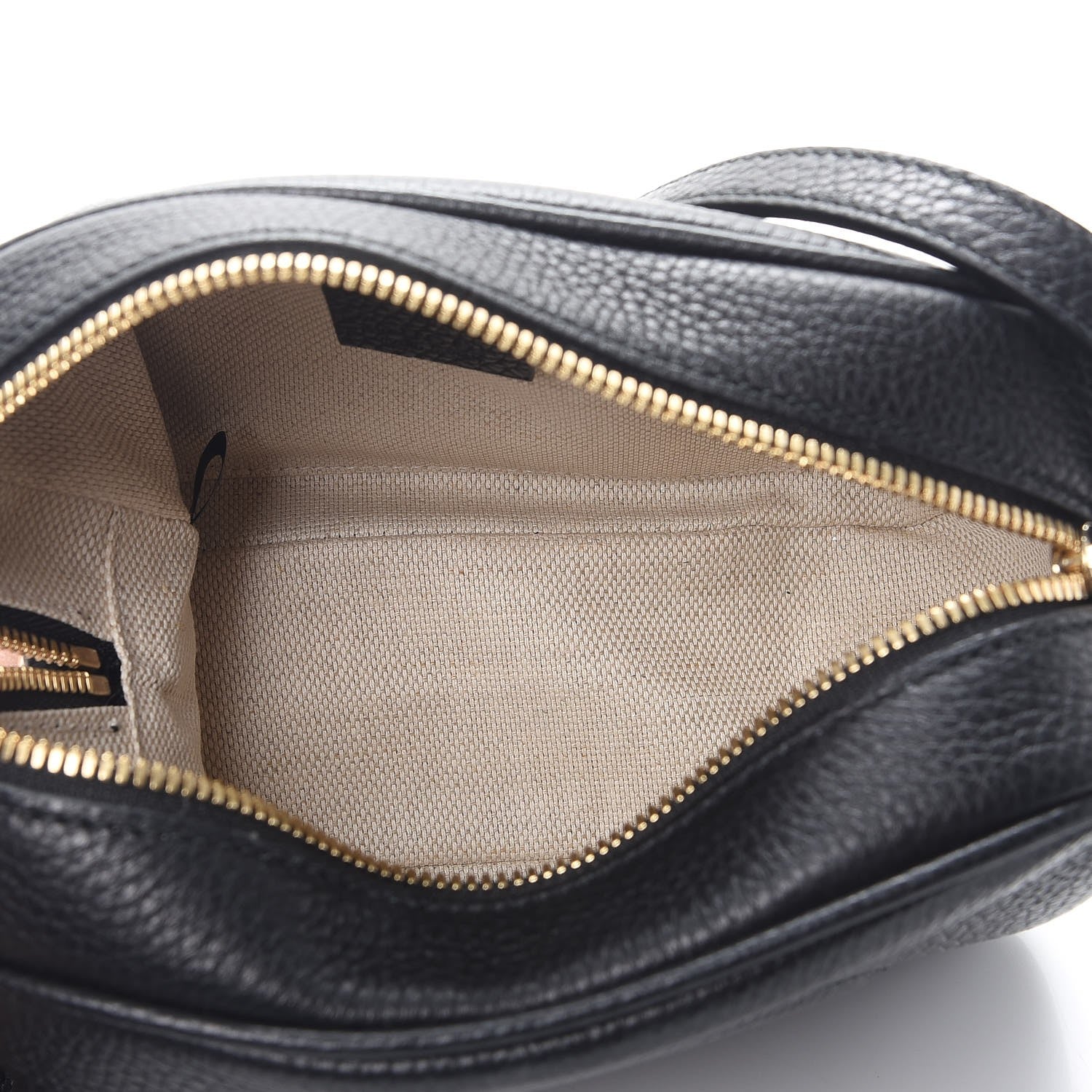 Gucci Pebbled Calfskin Small Soho Disco Bag Black 5 of 8