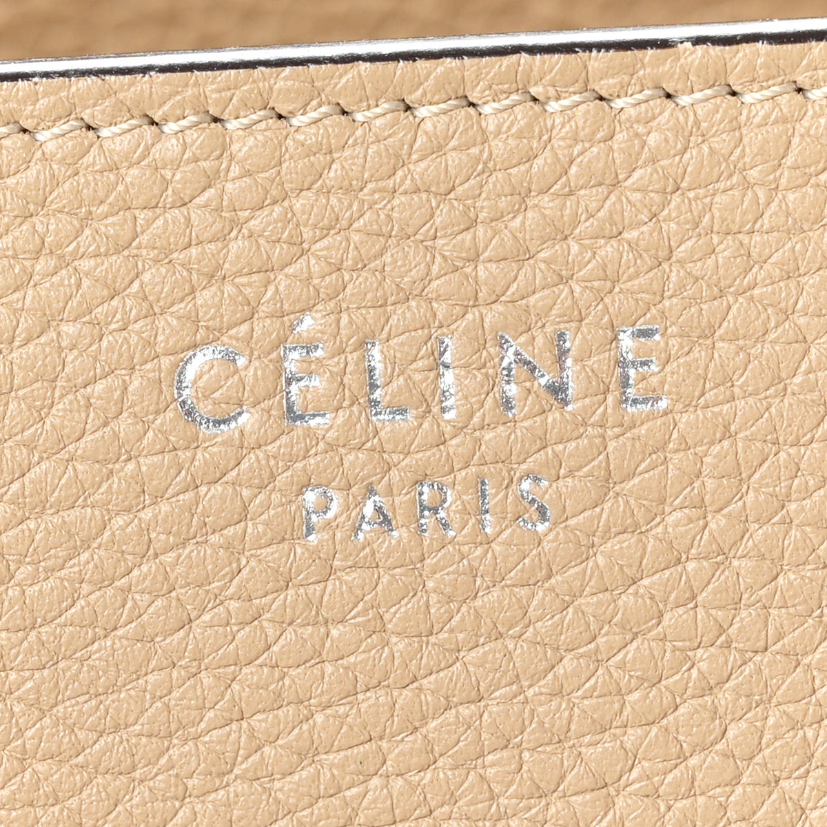 Drummed Calfskin Mini Luggage Dune