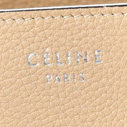 Celine Drummed Calfskin Mini Luggage Dune 6 of 10