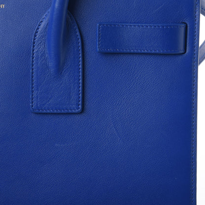 Saint Laurent Calfskin Small Sac De Jour Blue Majorelle 8 of 11