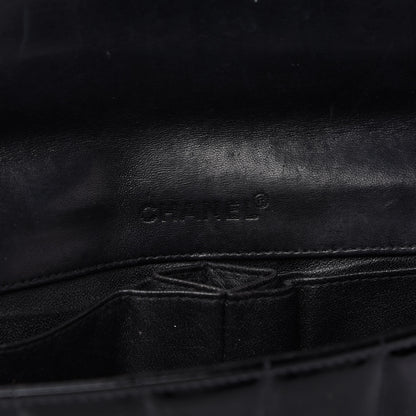 Chanel Patent Quilted East West Chocolate Bar Flap Black 8 of 10