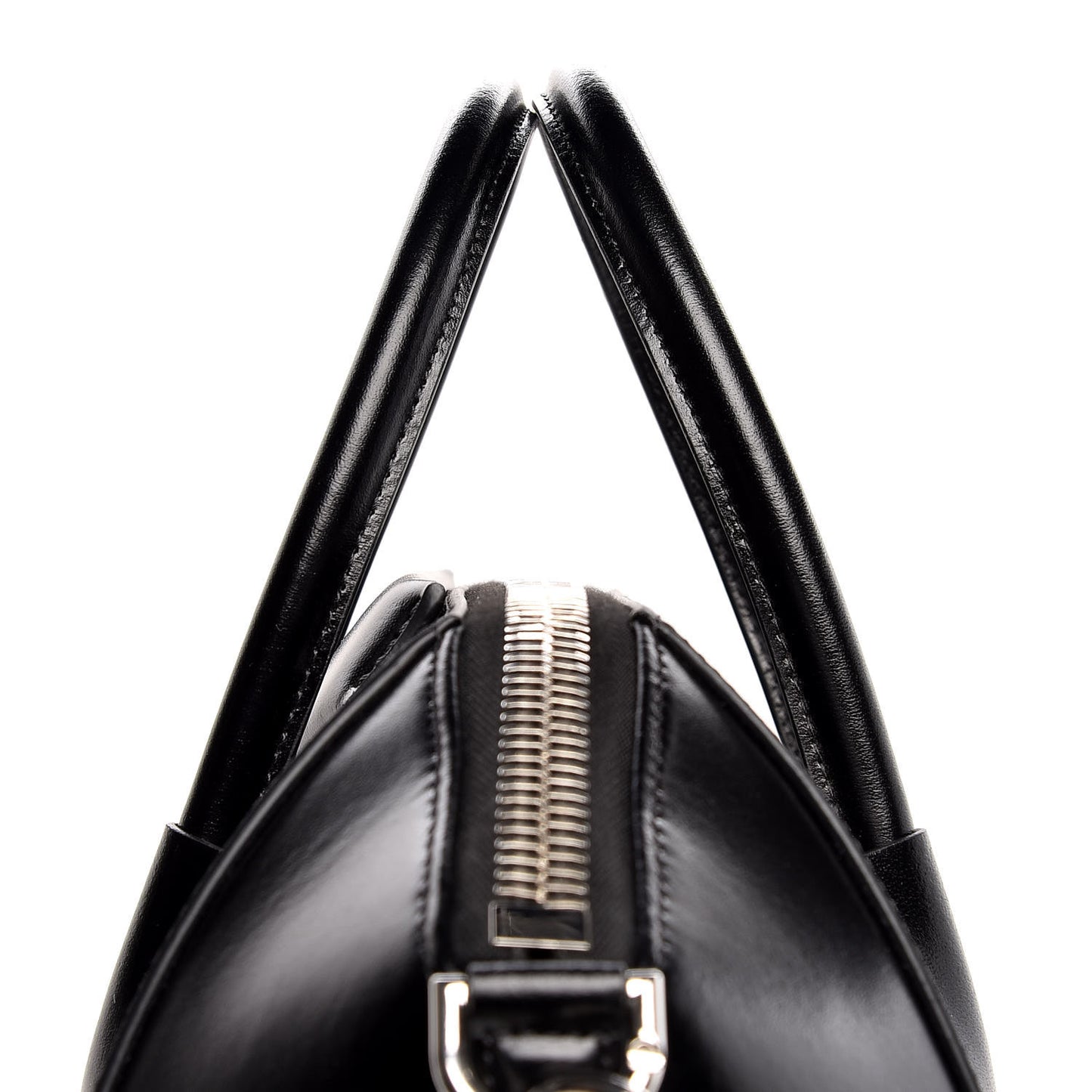 Shiny Lord Calfskin Medium Antigona Black