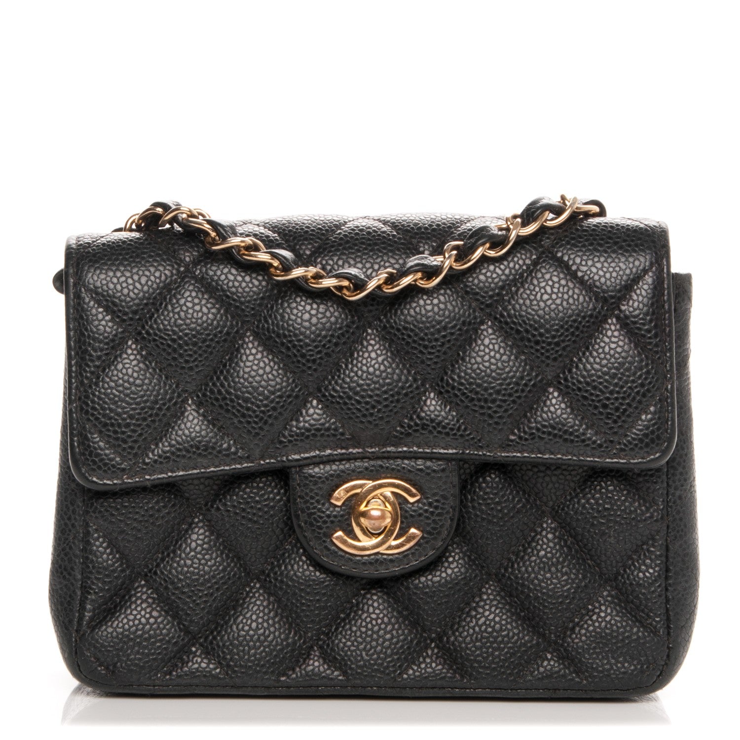 Chanel Caviar Quilted Mini Square Flap Black 1 of 7