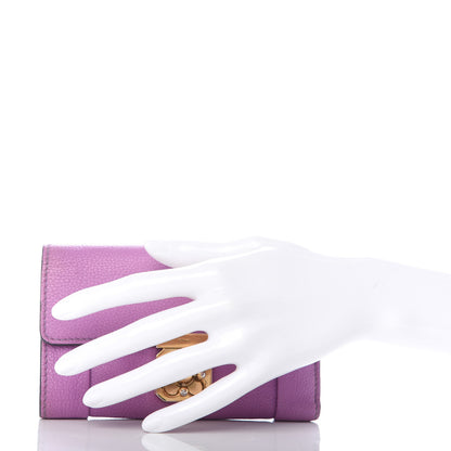 Chloe Calfskin Elsie Long Wallet Purple 2 of 9