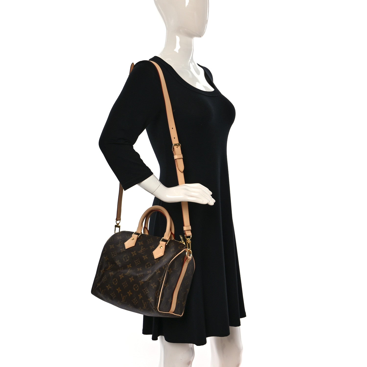 Louis Vuitton Monogram Speedy Bandouliere 25 2 of 10