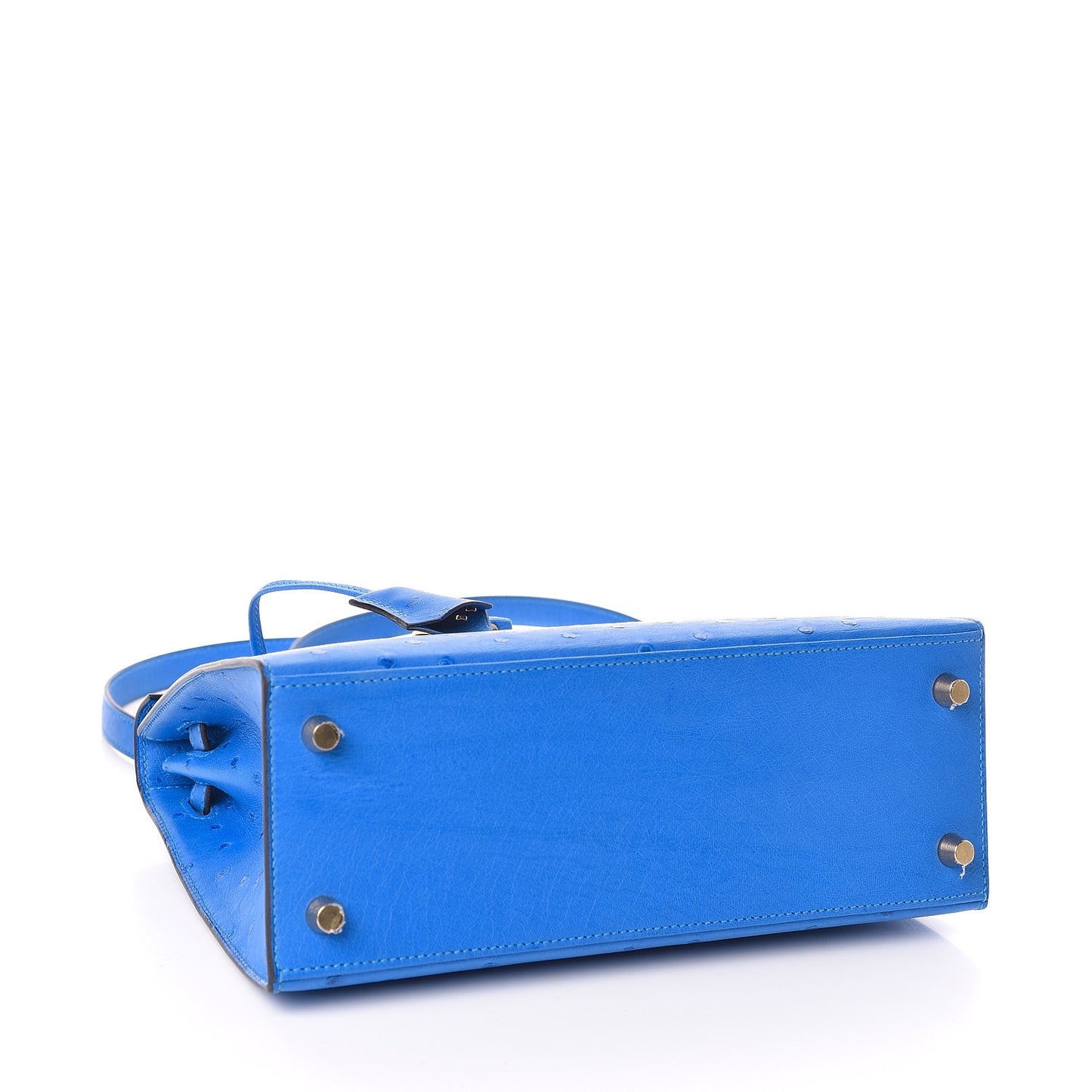 Ostrich Kelly Sellier 25 Bleuet