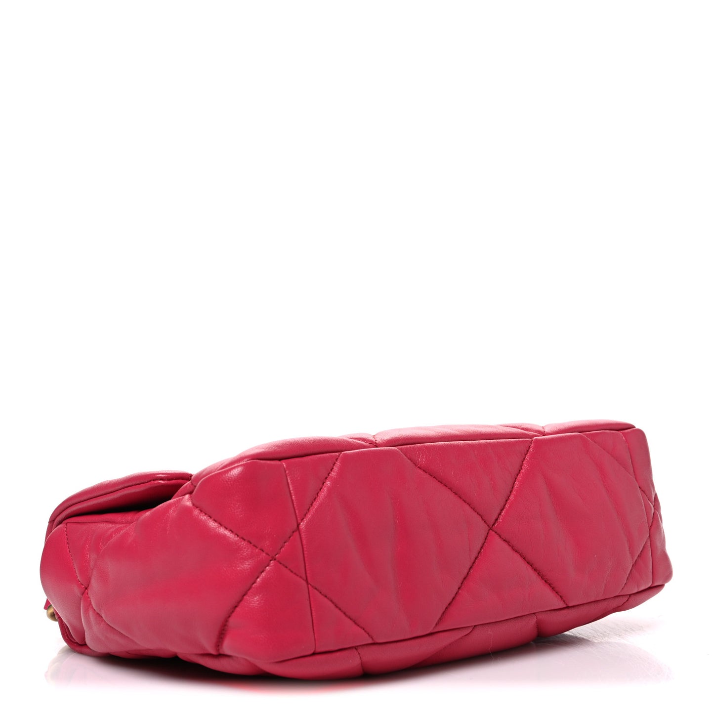 Lambskin Quilted Medium Chanel 19 Flap Dark Pink