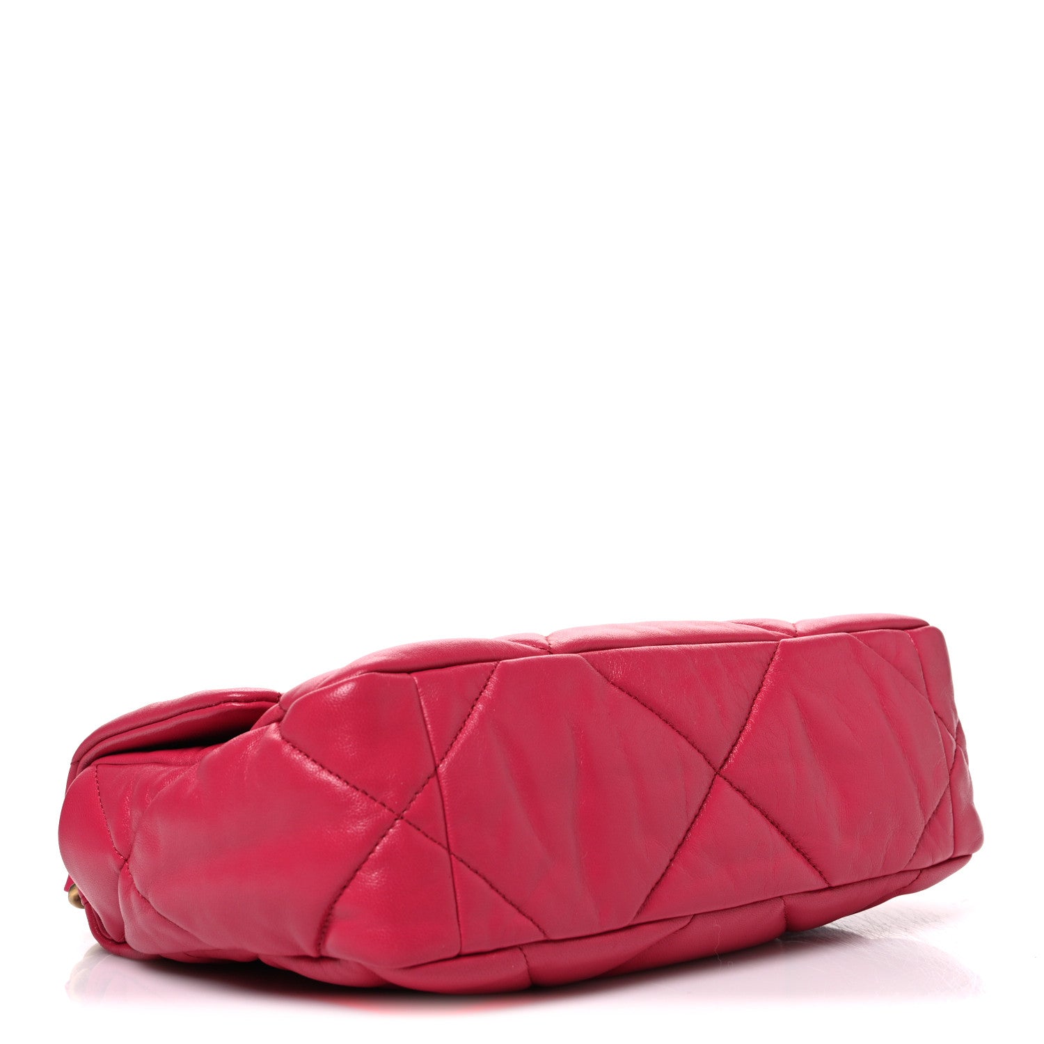 Chanel Lambskin Quilted Medium Chanel 19 Flap Dark Pink 4 of 10