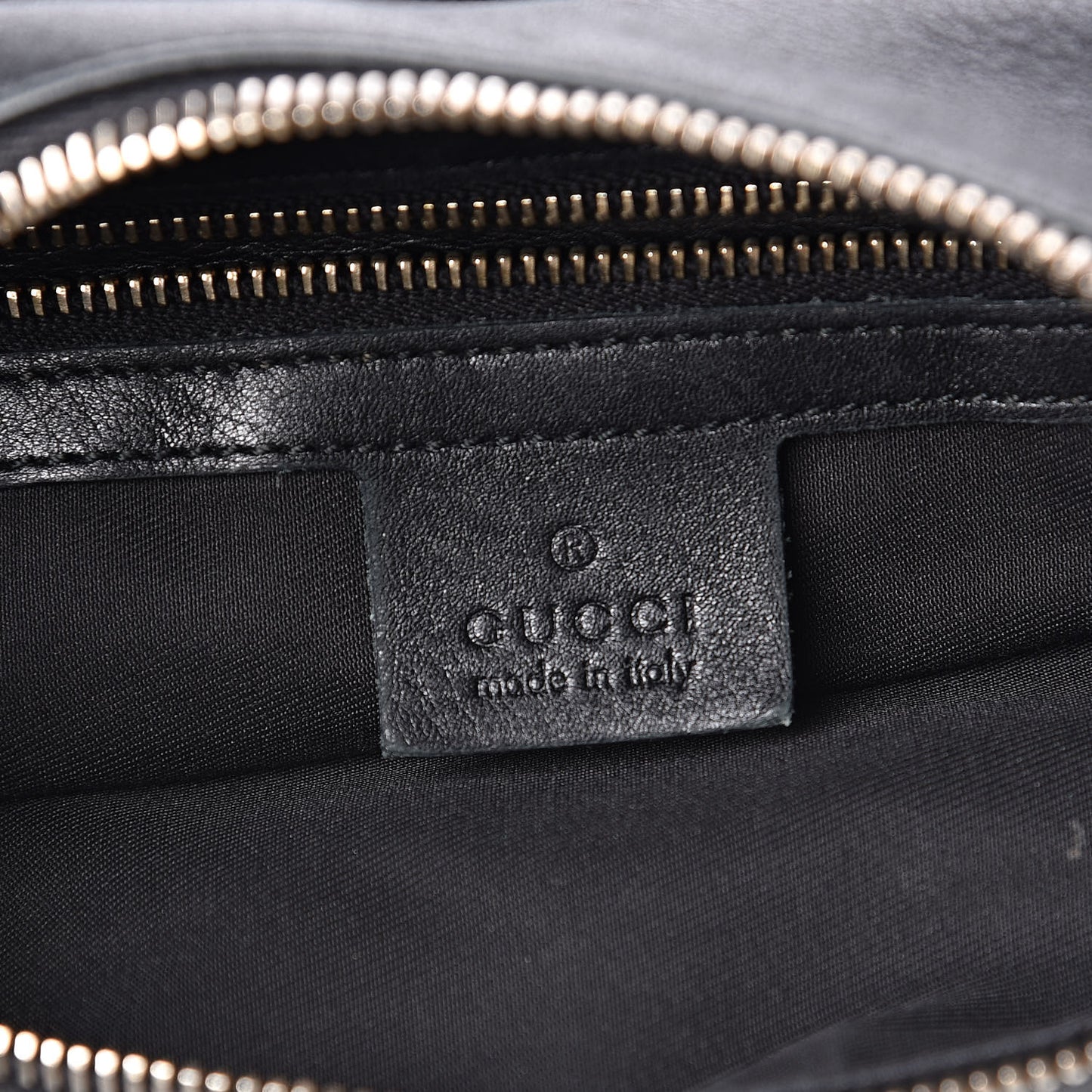 Calfskin Medium Horsebit Chain Hobo Black