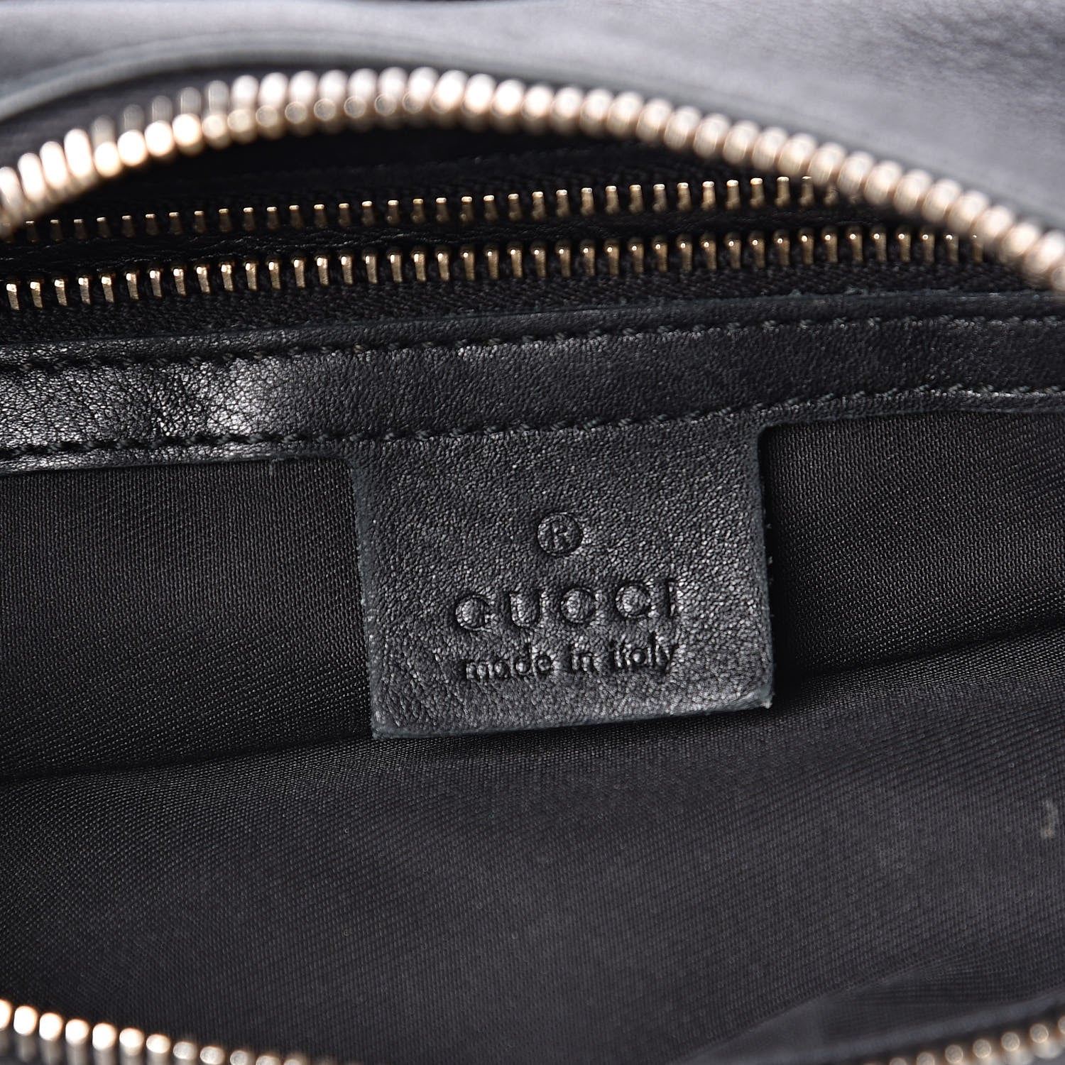 Gucci Calfskin Medium Horsebit Chain Hobo Black 6 of 16