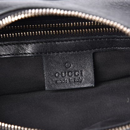Gucci Calfskin Medium Horsebit Chain Hobo Black 6 of 16