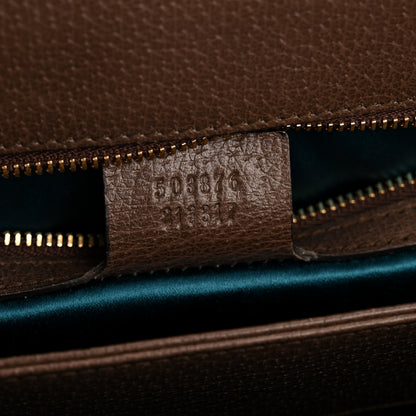 Gucci GG Supreme Monogram Web Medium Ophidia Chain Shoulder Bag Brown 7 of 13