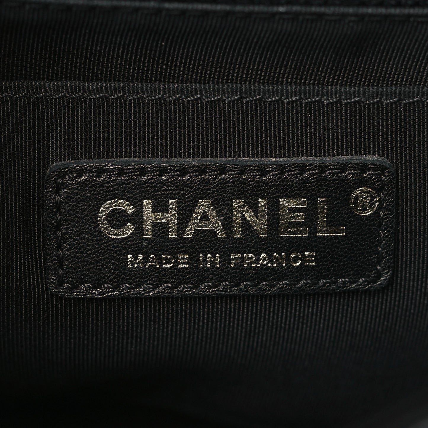 Calfskin Chevron Quilted Top Handle Flap Black