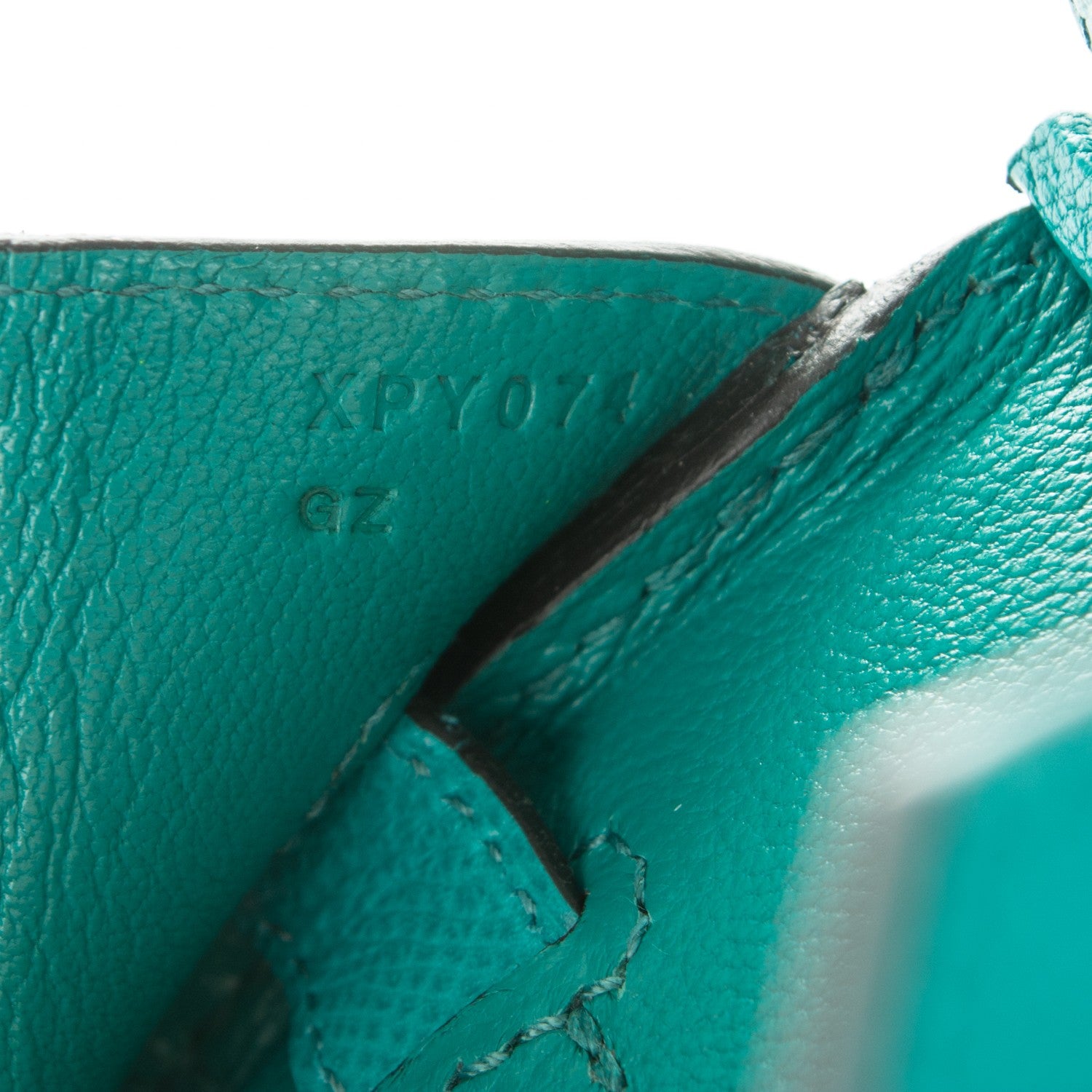 Hermes Epsom Birkin 30 Bleu Paon 16 of 24