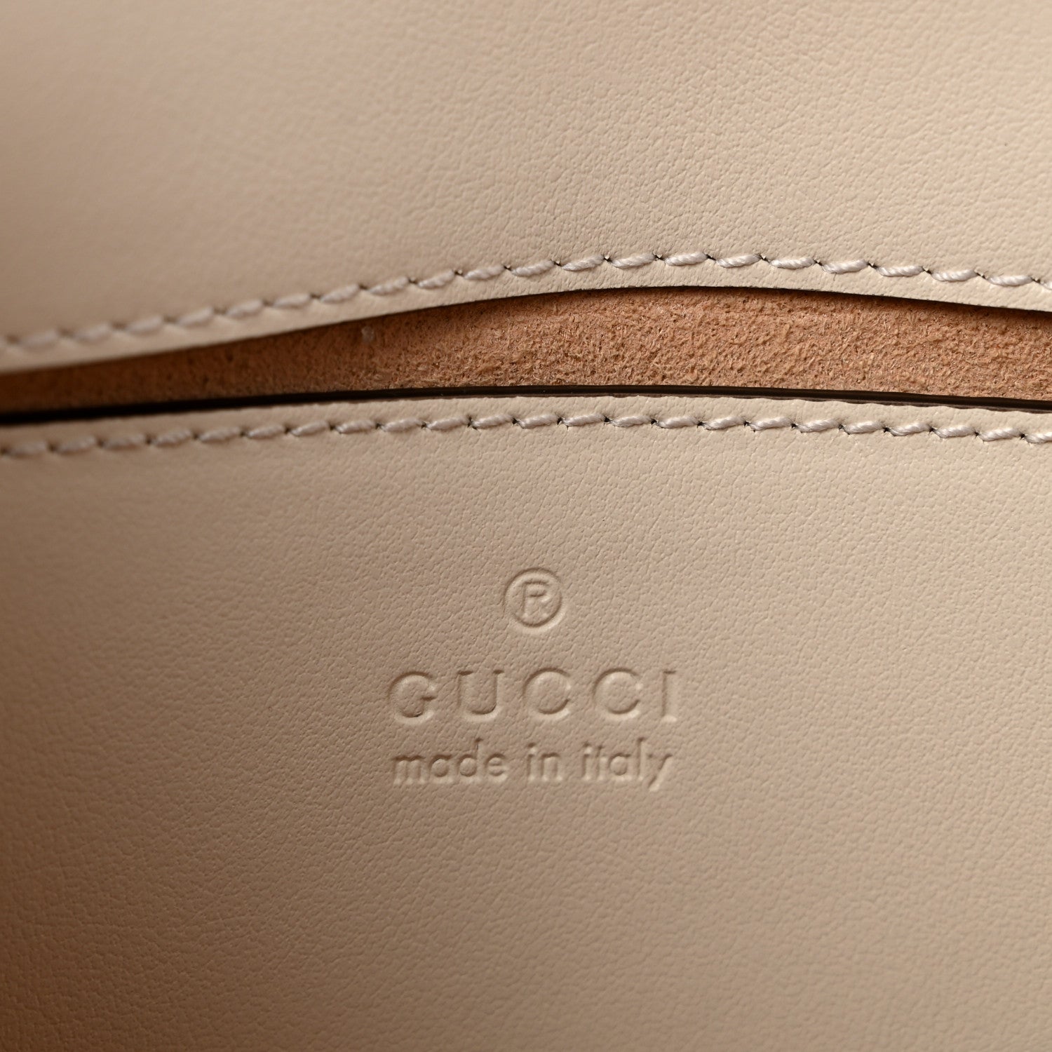Gucci Calfskin Matelasse Mini GG Marmont Shoulder Bag White 6 of 11
