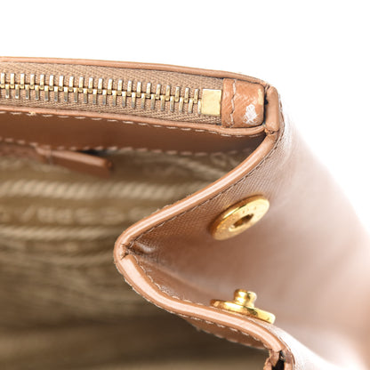 Prada Saffiano Large Galleria Double Zip Tote Caramel 9 of 17