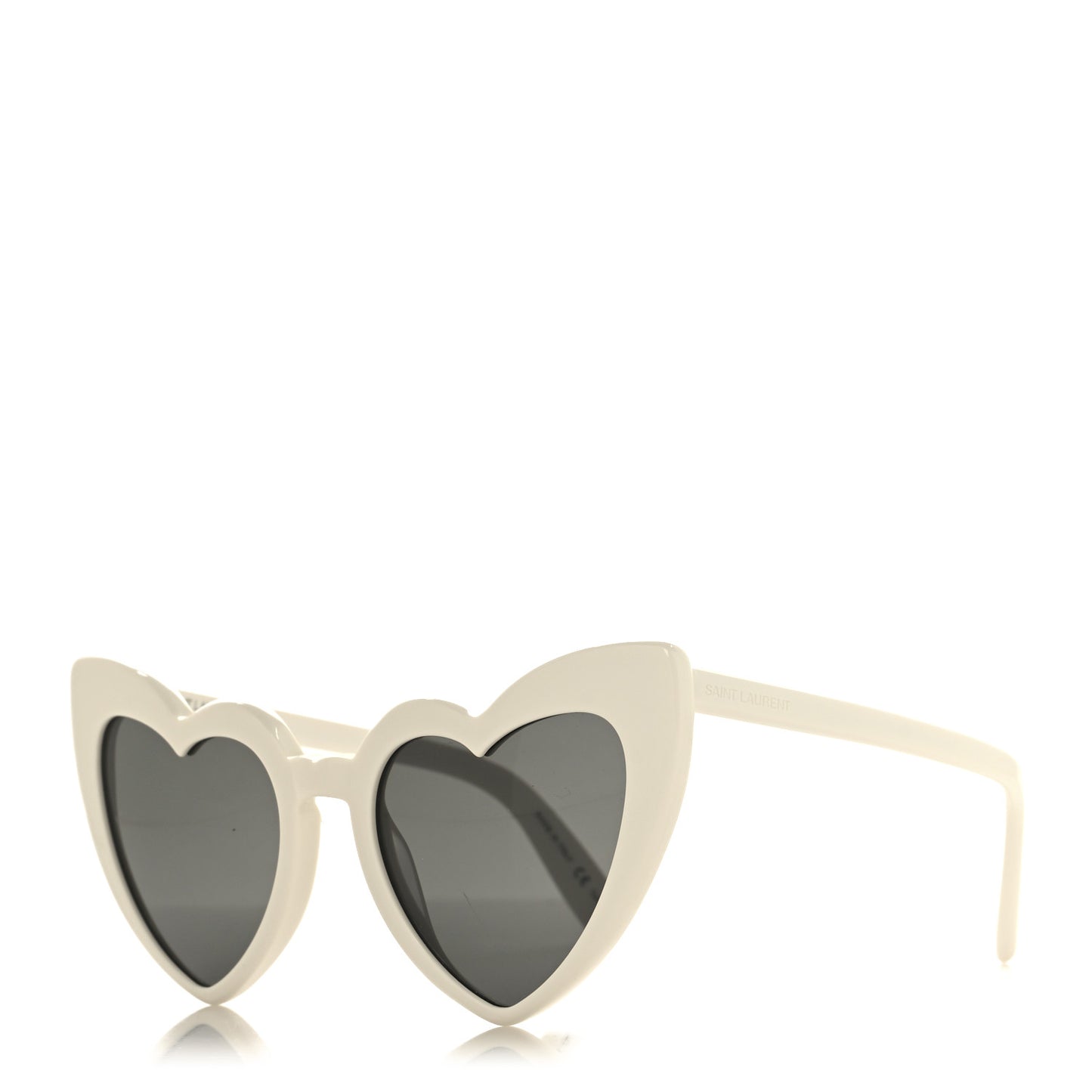 Acetate Heart Frame Loulou SL181 Sunglasses White