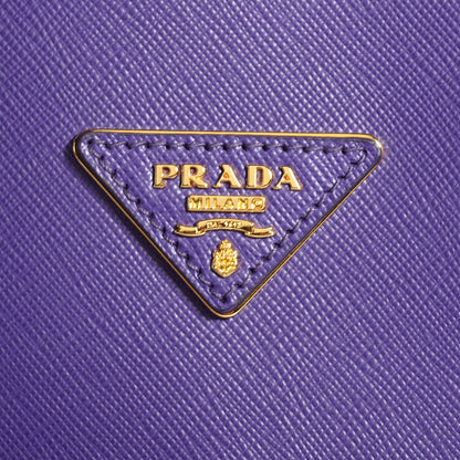 Prada Saffiano Lux Medium Promenade Tote Viola 10 of 10