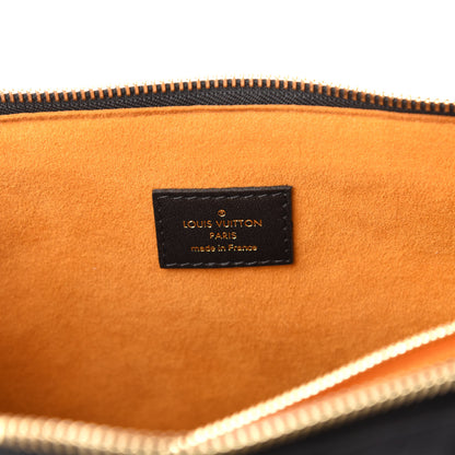Louis Vuitton Lambskin Embossed Monogram Coussin MM Black 9 of 10