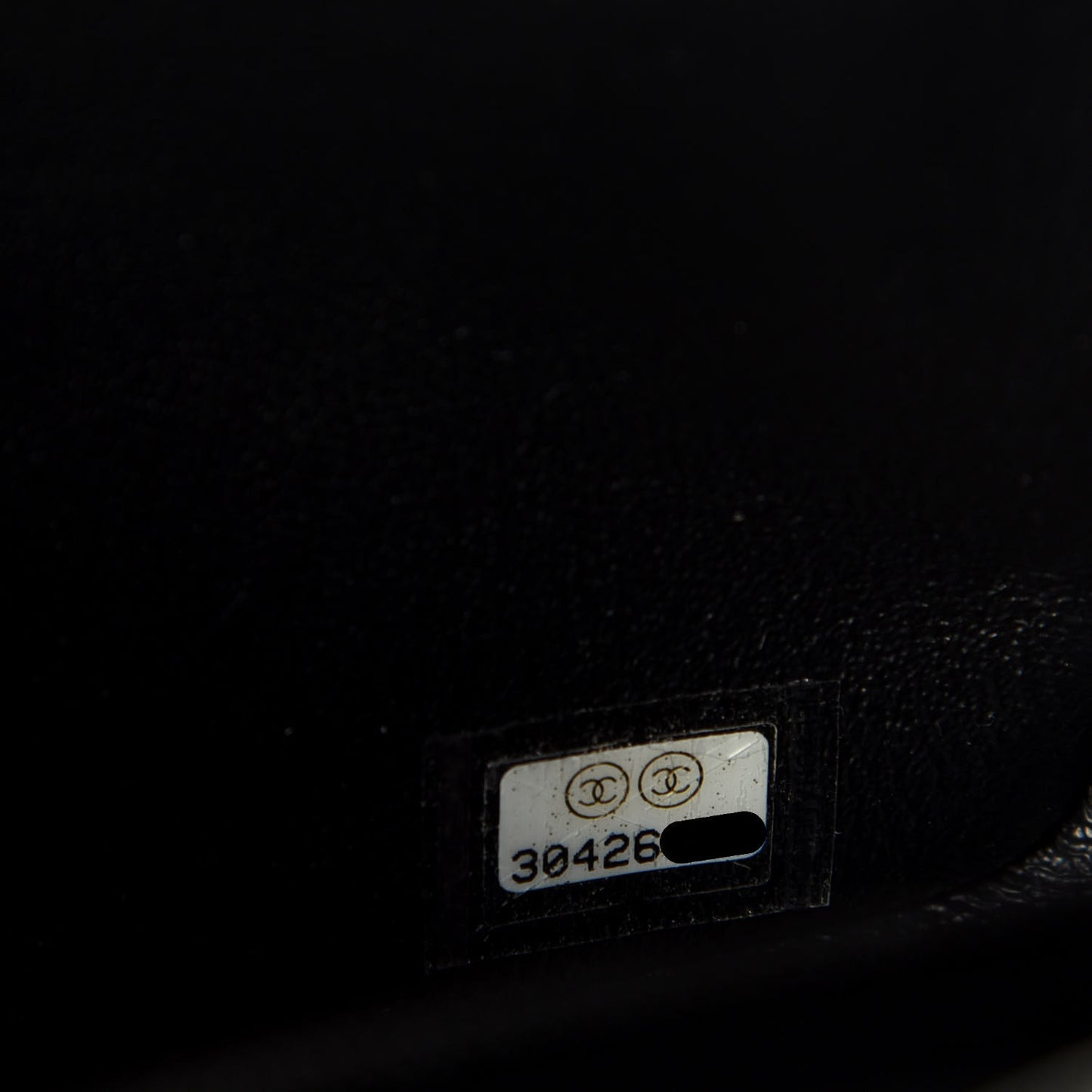 Lambskin Quilted Mini Rectangular Flap Black