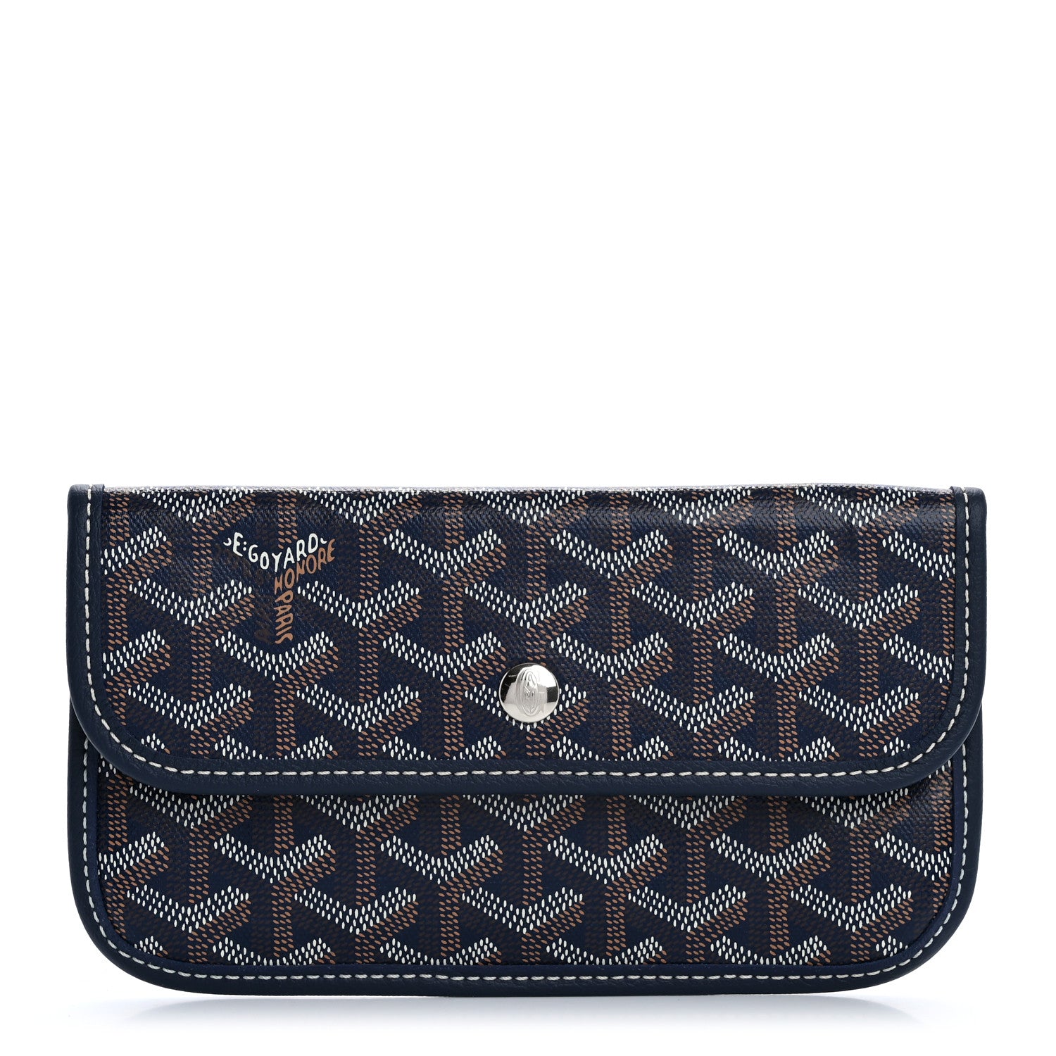 Goyard Goyardine Pouch Navy 1 of 6