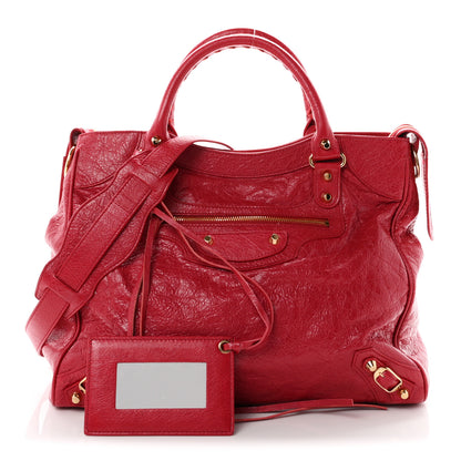 Balenciaga Agneau Classic Gold Hardware Velo Rouge Sapphire 3 of 11