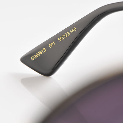 Gucci Round Sunglasses GG 0061S Black 5 of 7