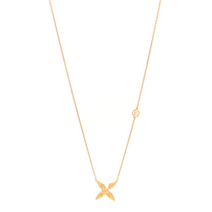 Louis Vuitton Metal Louisette Necklace Gold 1 of 7