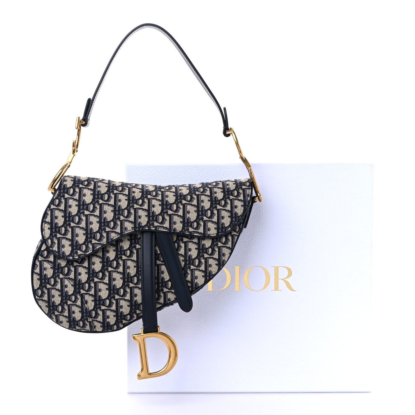 Oblique Saddle Bag Blue