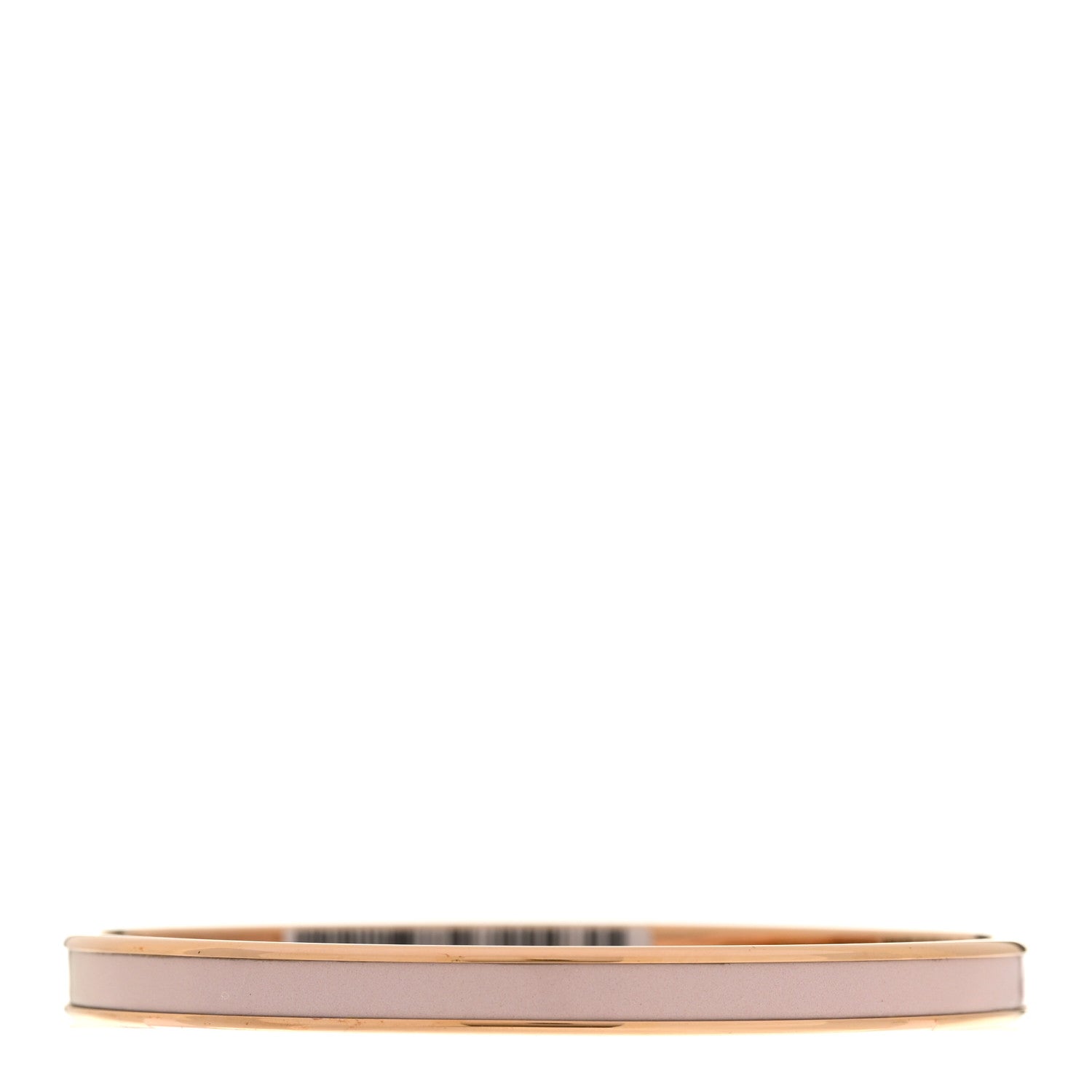Hermes Enamel Printed Extra Narrow Fusion Bracelet 65  Rose Candeur Poussin 3 of 5