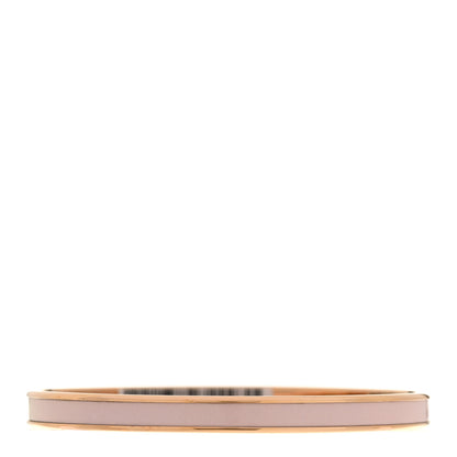 Hermes Enamel Printed Extra Narrow Fusion Bracelet 65  Rose Candeur Poussin 3 of 5