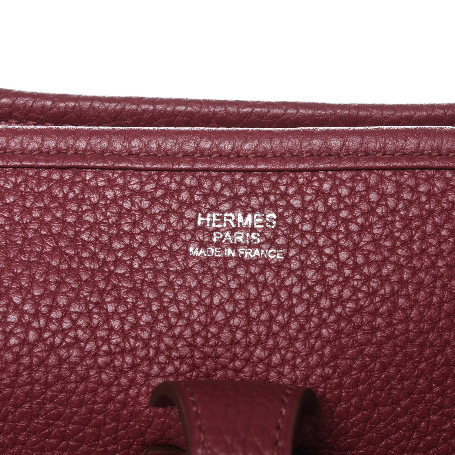 Hermes Taurillon Clemence Evelyne III PM Rubis 7 of 7