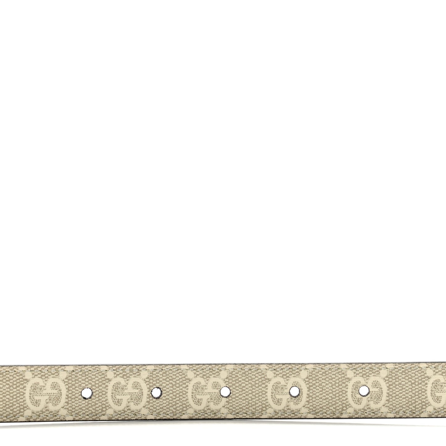 GG Supreme Monogram Plutone Calfskin Enamel Double G 40mm Belt 95 38 Beige Ebony Mystic White Salamander Green