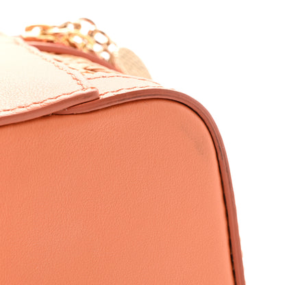 Bulgari Calfskin Rattan Serpenti Forever Top Handle Vanity Orange 13 of 13